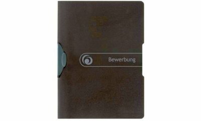 Herlitz Bewerbungsmappe A4 Express-Clip sw PP-Folie 30 Blatt Swing-Mechanik
