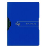Herlitz Bewerbungsmappe A4 Express-Clip bl PP-Folie 30...