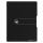 Herlitz Klemmbrettmappe Polyfoam A4 schwarz Stifthalter, Gummizug