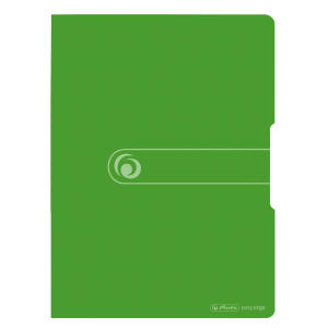 Herlitz Klemmbrettmappe Polyfoam A4 apfel Stifthalter, Gummizug