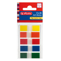 Herlitz Haft-Memos Pagemarker flags 12.5x43 5x26Blatt PET...
