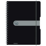 Herlitz Spiralblock to go A4 80Bl Motiv schwarz...