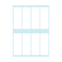 Herlitz Büroetiketten, weiß, 19x50mm...