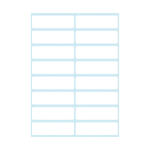 Herlitz Büroetiketten, weiß, 12x40mm...