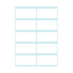 Herlitz Büroetiketten, weiß, 19x40mm...