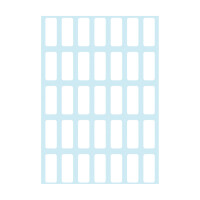 Herlitz Büroetiketten, weiß, 8x20mm...