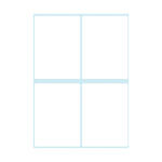 Herlitz Büroetiketten, weiß, 40x55mm...