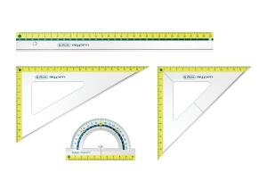 Herlitz Geometrieset my.pen 4-tlg. Kunststoff farbig sortiert
