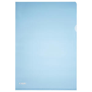Herlitz Aktenhülle A4 Pyramide PP blau 10St im Polybeutel