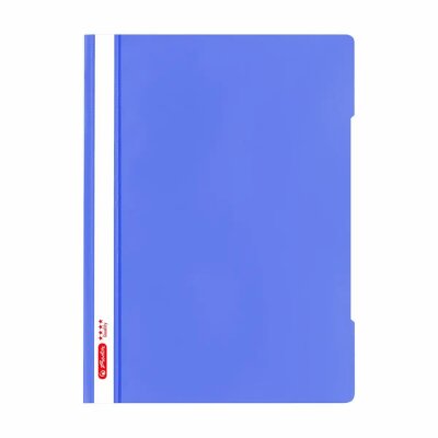 Herlitz Schnellhefter A4 PP  Quality  vi transparent glasklarer Vorderdeckel