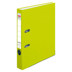 Herlitz Ordner maX.file protect A4 5cm n.gn PP-Folienbezug Wechselfenster