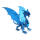 Metal Earth Dragon Blue