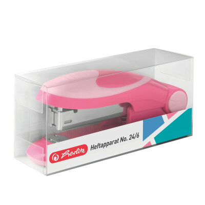 Herlitz Heftapparat No.24/6 Ergonomie klein indonesia pink