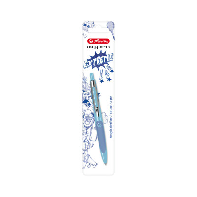 Herlitz Kugelschreiber my.pen hellblau/dunkelblau