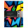 Herlitz Notizh.flex PP A4 2x40li+ka Neon Art, my.book