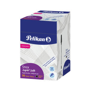Pelikan Stick K86s super soft schwarz, 50 Stück in Displaybox