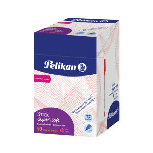 Pelikan Stick K86s super soft rot, 50 Stück in Displaybox