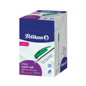 Pelikan Stick K86s super soft grün, 50 Stück in Displaybox