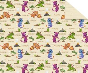 Ursus FOTOKARTON "KIDS"300G.49,5X68CM,DRACHEN