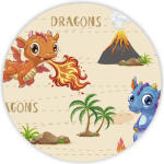 Ursus FOTOKARTON "KIDS"300G.49,5X68CM,DRACHEN