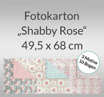 Ursus FOTOKARTON "SHABBY ROSE"300G.49,5X68CM,10BG.