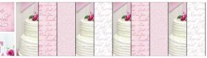 Ursus FOTOKARTON "HOCHZEIT ROSE"300G.49,5x68CM,10BG.