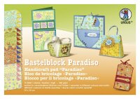 Ursus BASTELBLOCK "PARADISO"300G.24x34CM,16BL.