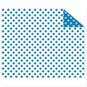 Ursus PÜNKT.-FOTOKARTON 300G.49,5x68CM,BLAU/WEISS
