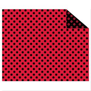 Ursus PÜNKT.-FOTOKARTON 300G.49,5x68CM,SCHW./ROT