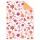 Ursus FOTOKARTON "LANDHAUSBLUMEN"300G.A4,PINK/ORANGE