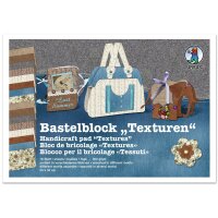 Ursus BASTELBLOCK"TEXTUREN"300G.24x34CM,16BL.