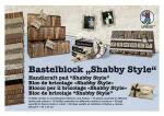 Ursus BASTELBLOCK"SHABBY STYLE"300G.24x34CM,16BL.