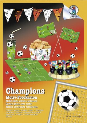 Ursus BASTELBLOCK "CHAMPIONS"300G.A4,10BL.