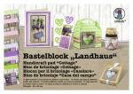 Ursus BASTELBLOCK LANDHAUS.300G.24x34CM,16BL.16M.