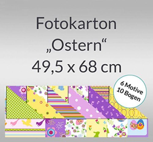 Ursus FOTOKARTON "OSTERN"300G.49,5x68CM,10BG.