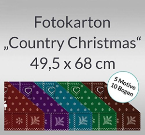 Ursus FOTOKARTON "COUN.CHRISTMAS"300G.49,5x68CM,10BG.