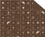 Ursus FOTOKARTON "COUN.CHRISTMAS"300G.A4,BRAUN