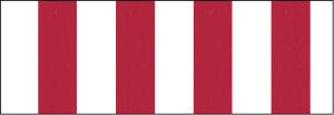 Ursus STREIFEN-TONP.130G.49,5x68CM,WEISS/ROT