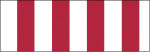 Ursus STREIFEN-TONP.130G.49,5x68CM,WEISS/ROT