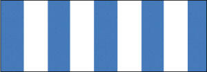 Ursus STREIFEN-TONP.130G.49,5x68CM,BLAU/WEISS