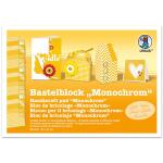 Ursus BASTELBLOCK "MONOCHROM"300G.24x34CM,18BL.