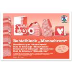 Ursus BASTELBLOCK "MONOCHROM"300G.24x34CM,18BL.