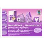 Ursus BASTELBLOCK "MONOCHROM"300G.24x34CM,18BL.
