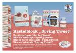 Ursus BASTELBLOCK "SPRING TWEET"300G.24x34CM,16BL.