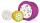 Ursus RUNDE LATERNEN 3D-WELLP.11,5CM,10ST.4F.SORT.