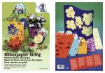 Ursus BLÜTENPAPAPIER 80G.23x33CM,10BL.5FARBEN