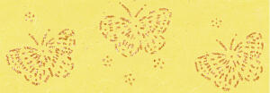 Ursus GLITTERSEIDE 100G.50x70CM,SCHMETTERLINGE