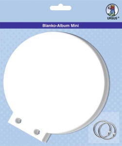 Ursus BLANKO ALBUM "RUND", WEISS - MINI