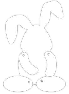 Ursus BLANKO-FIGUREN "HASE"