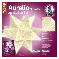 Ursus AURELIO STERN MADRAS 110G.20x20CM,CREME/GOLD